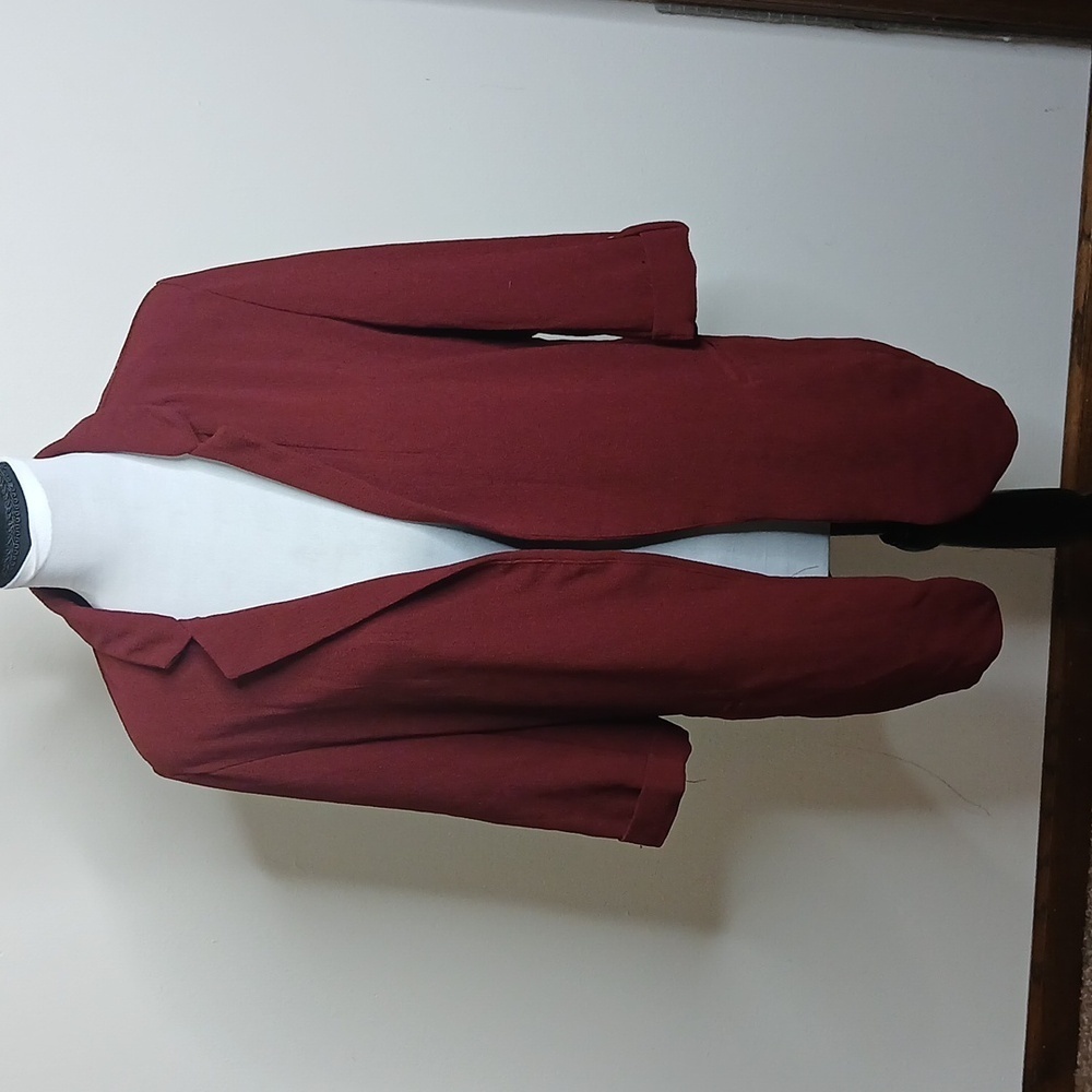 Stoosh  by buckle womens red Ponte knit blazer size small